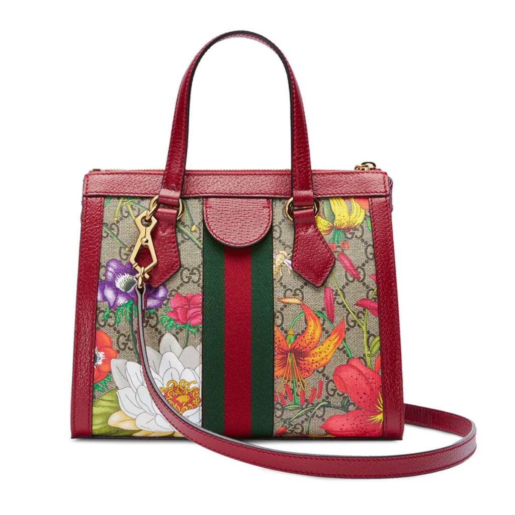 Gucci Ophidia GG Flora Tote Bag